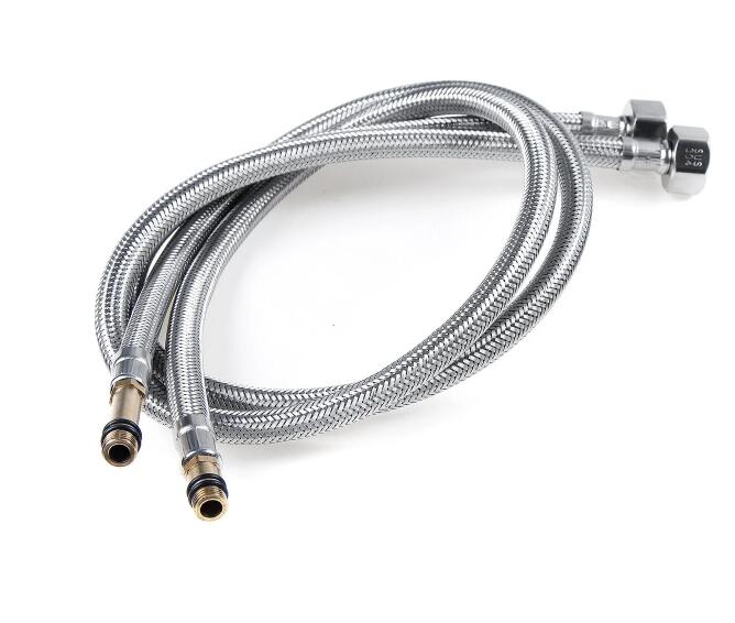 2pcs 80cm Pull-out Hose Inlet Pipe For Pull Out 360° Rotate Spout Spray Sink Basin Faucet