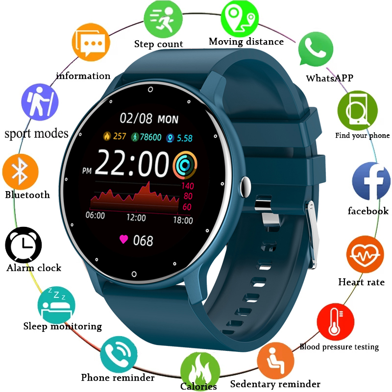 Smart watch heart rate multifunctional sport waterproof waterproof women male watch smartwatch
