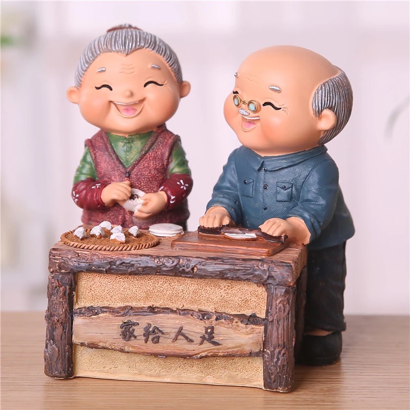 Modern ornament creative home decor candy lovers couple ornaments for office living room table gift