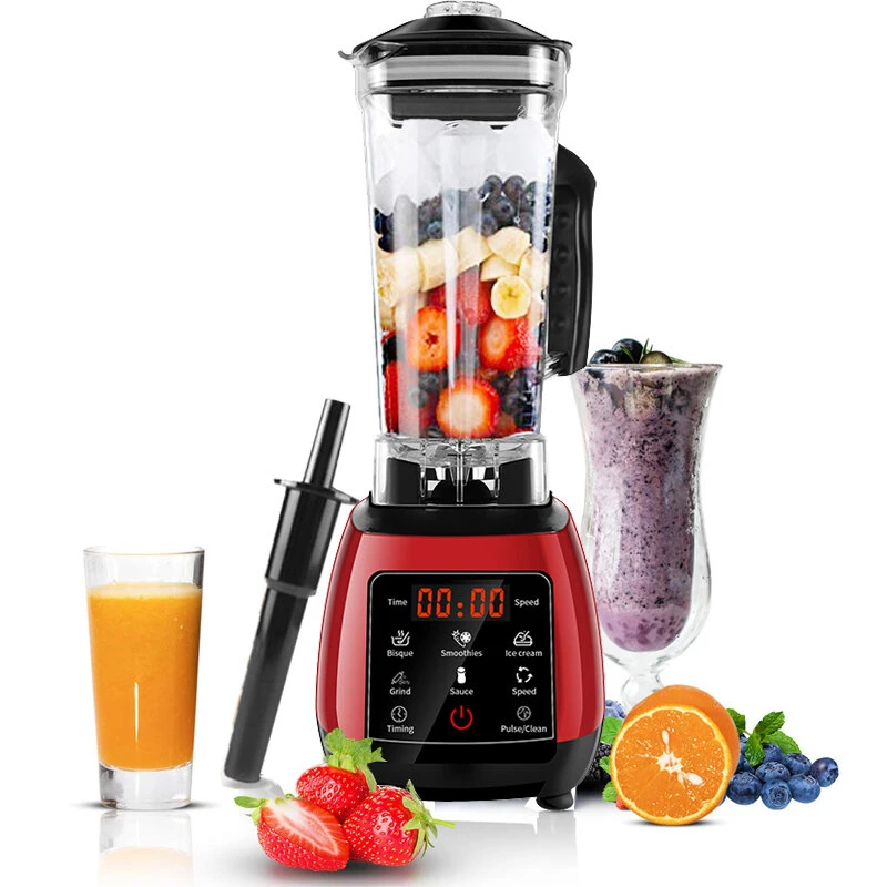 Touchscreen Automatically Program 3HP Blender Mixer Juicer Food Processor Ice Green Smoothie