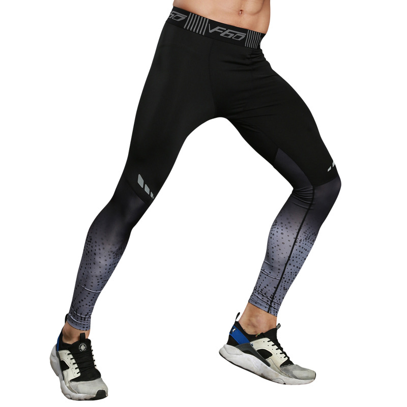Running compression tights mens sports leggings fitness long pants gym workout pants slim legging
