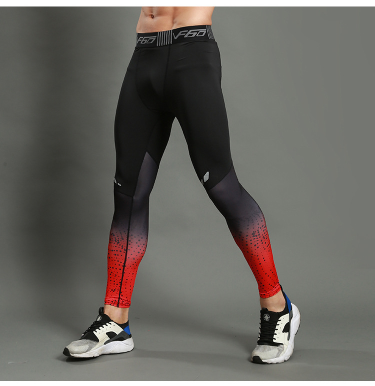 Running compression tights mens sports leggings fitness long pants gym workout pants slim legging