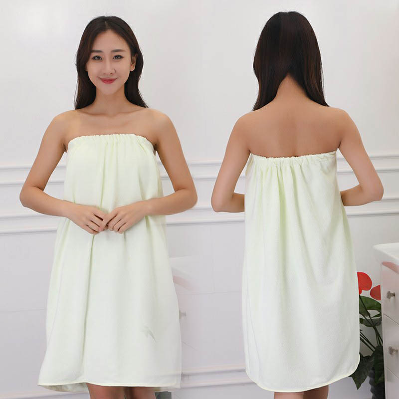 Portable Fast Drying Bath Skirt Beach Spa Bathrobes Boob Tube Top Sauna Clothes Bath Towel