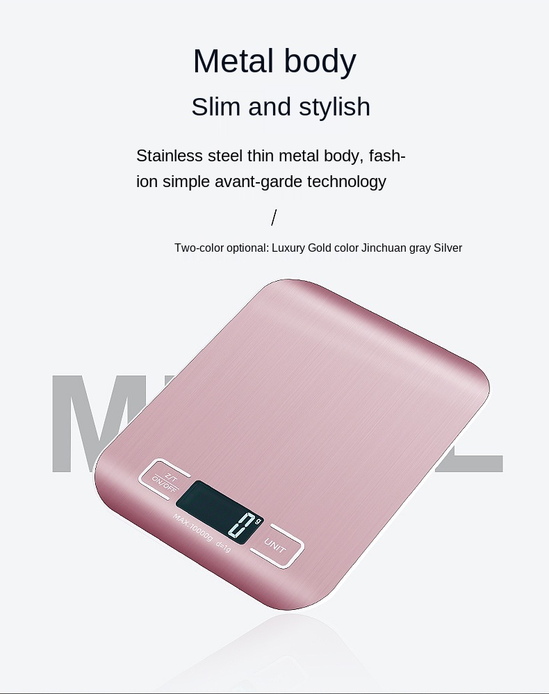 Digital Kitchen Scale, For Food, Diet, Postal Scale, Coffee Baking, LCD Measuring, Electronics