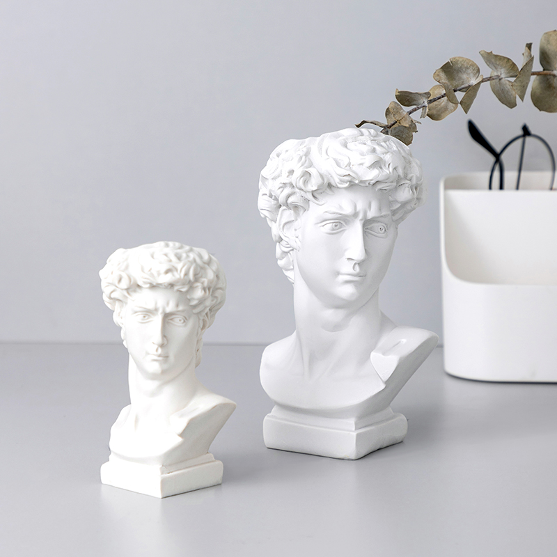 Nordic vase home decor ornament design creative flower pots decor art david flower pot room decor