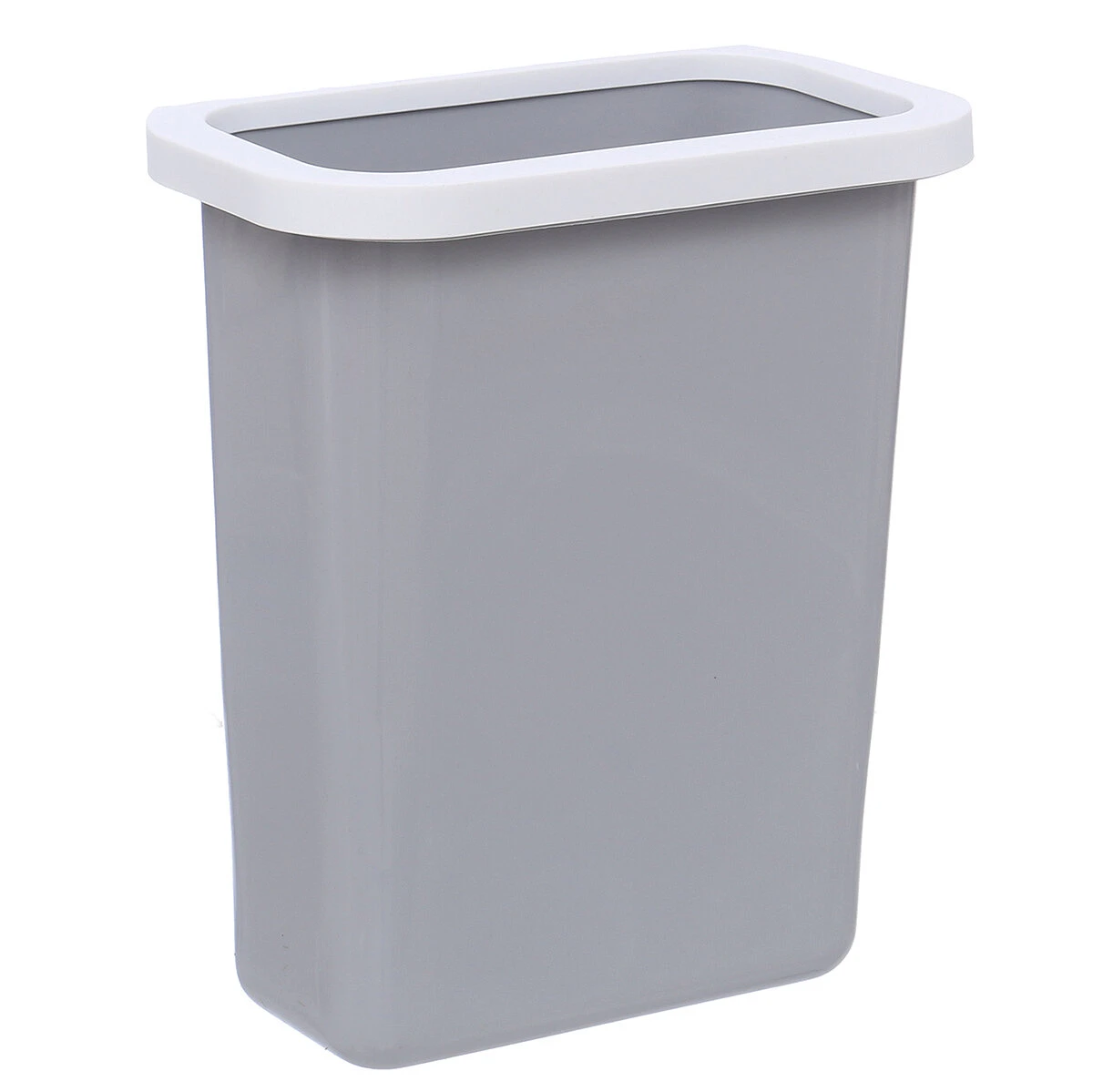 Kitchen countertop trash can door hanging type household plastic bucket without lid