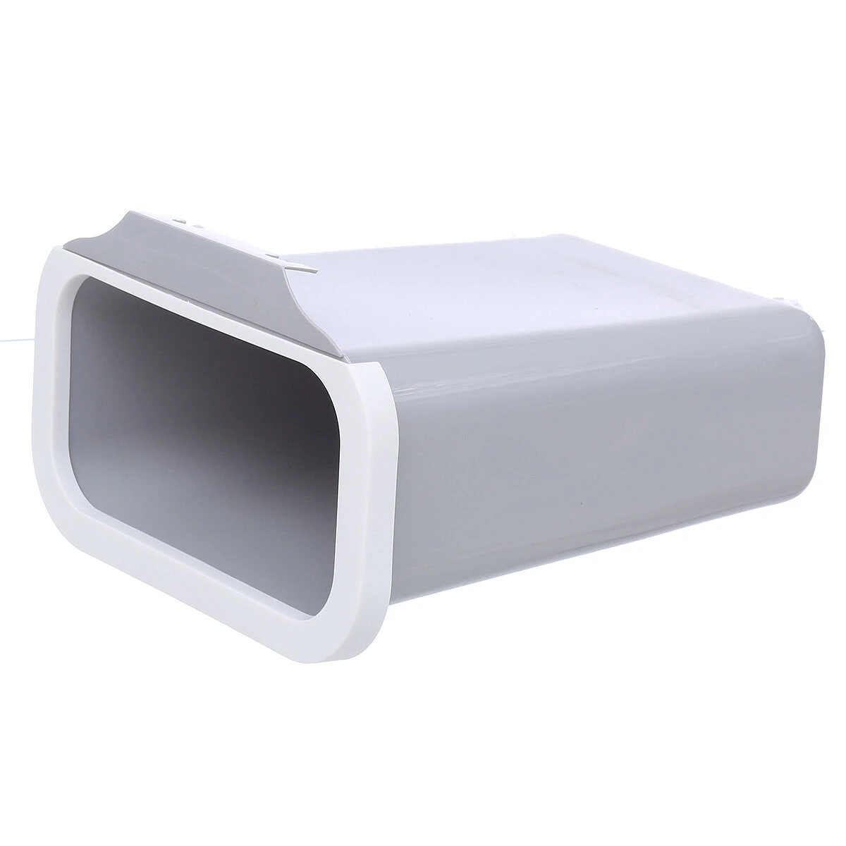 Kitchen countertop trash can door hanging type household plastic bucket without lid
