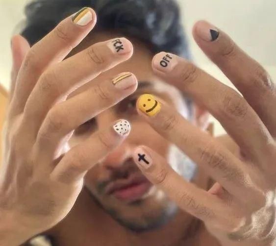 I think guys can do manicures. It's not feminine