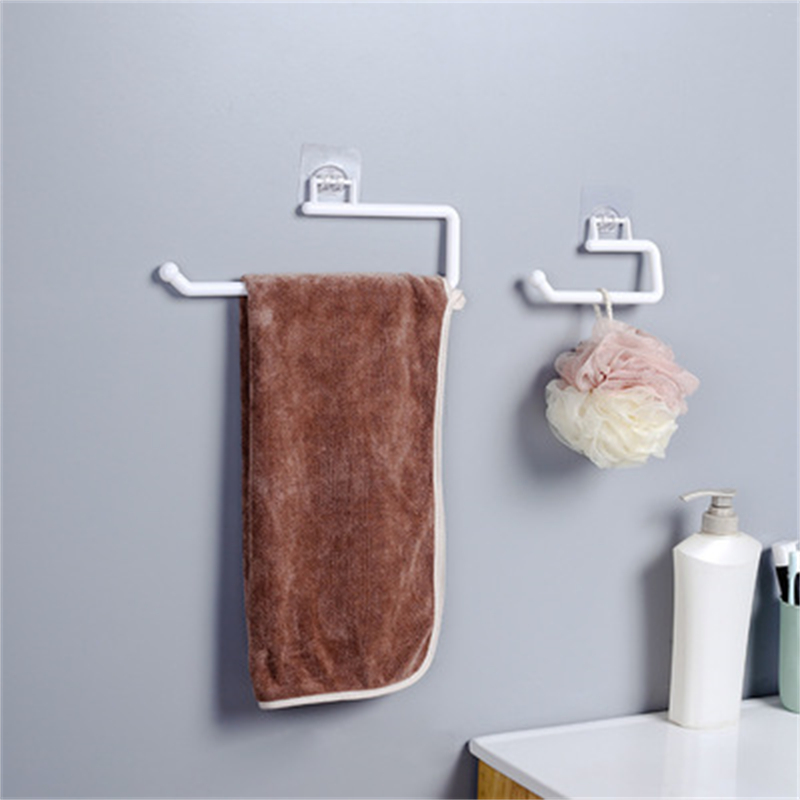 Toilet paper holder towel hanger rack cloth storage shelf kitchen utensils bathroom accessories