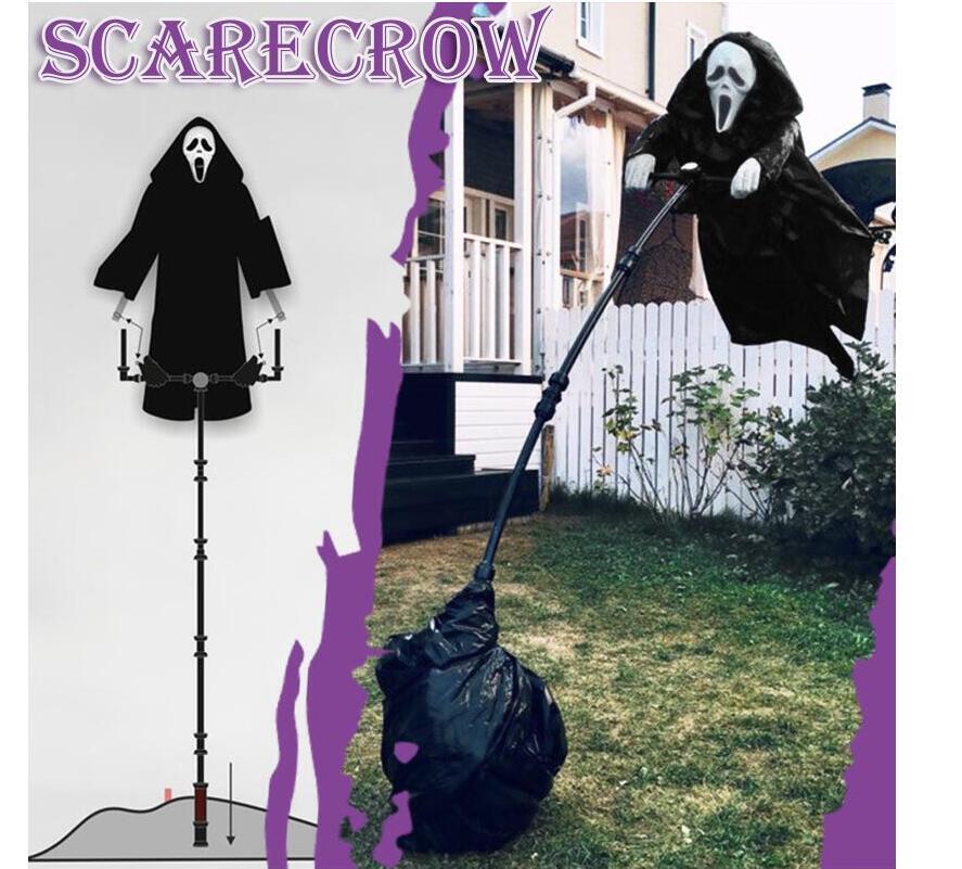 Scarecrow Screaming Ghost Halloween Scary Hanging Ghostface Scarecrow Grim Reaper Nightmare Witch