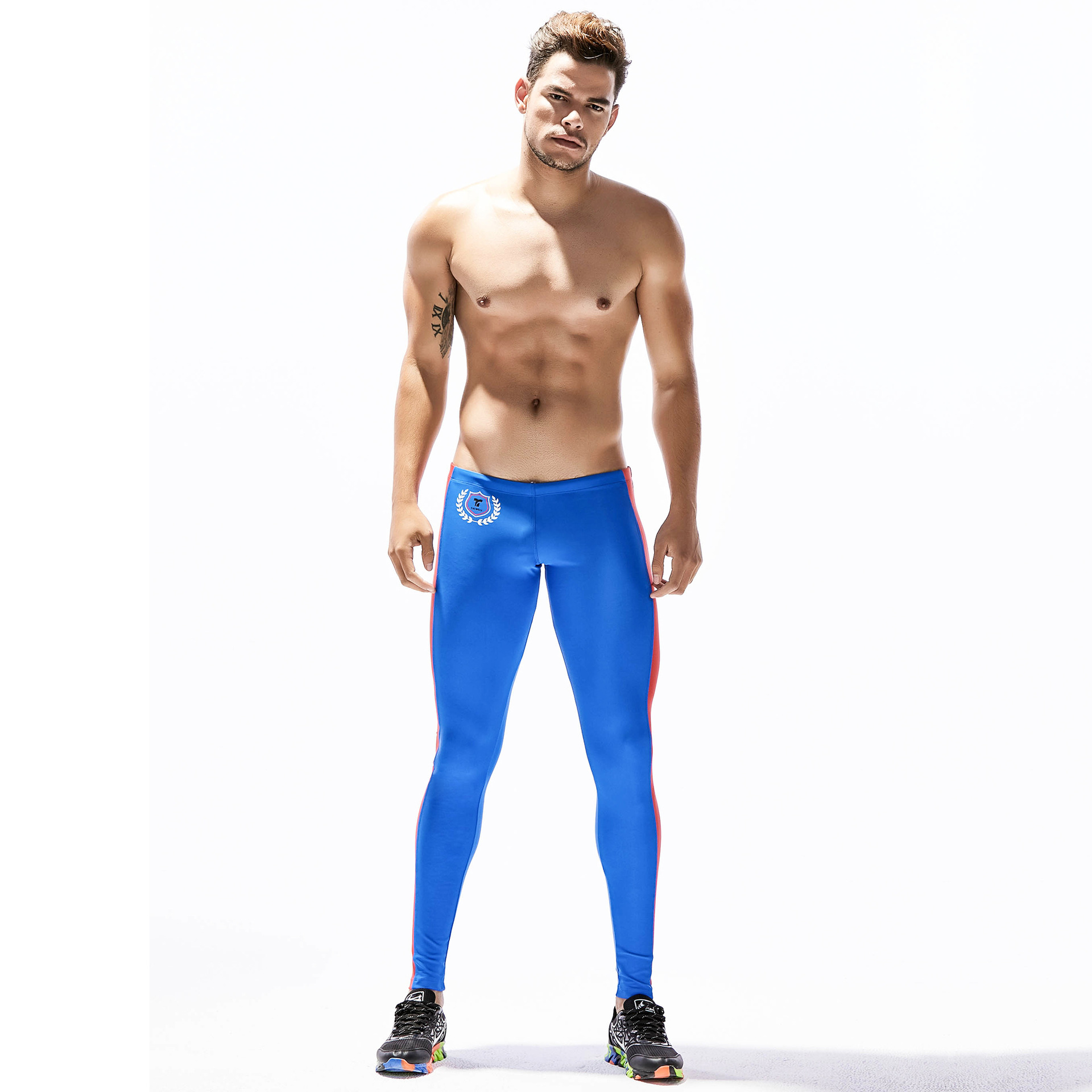Men running fitness pants tight compression athletic pants man workout leggings jogger pants