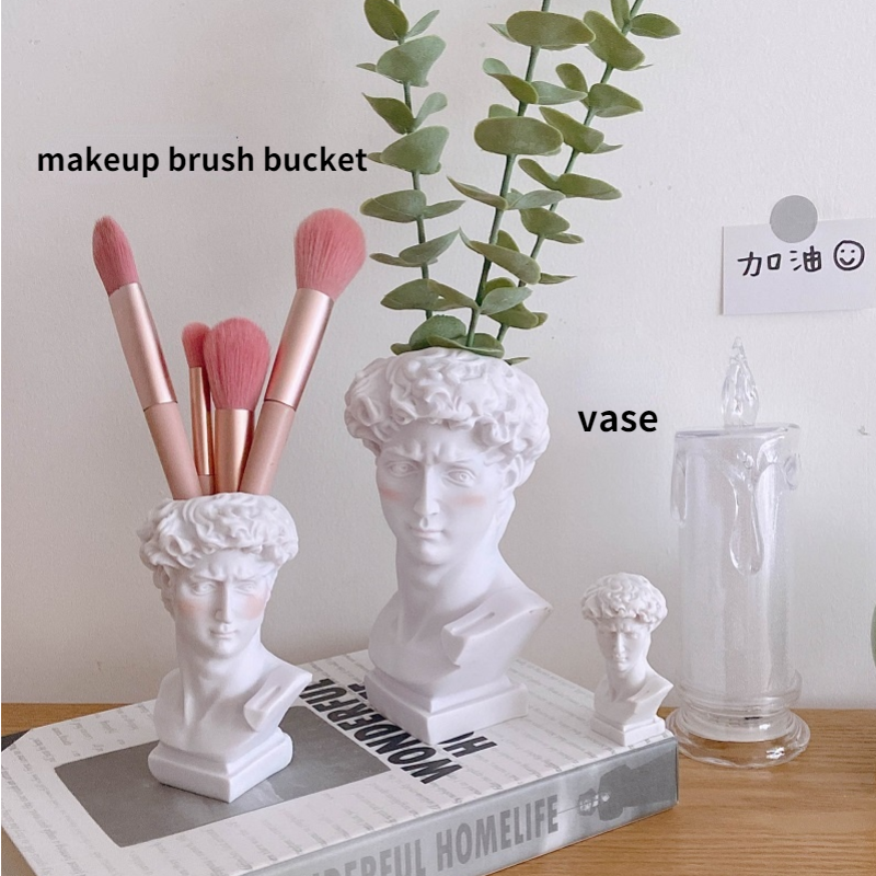 Nordic vase home decor ornament design creative flower pots decor art david flower pot room decor