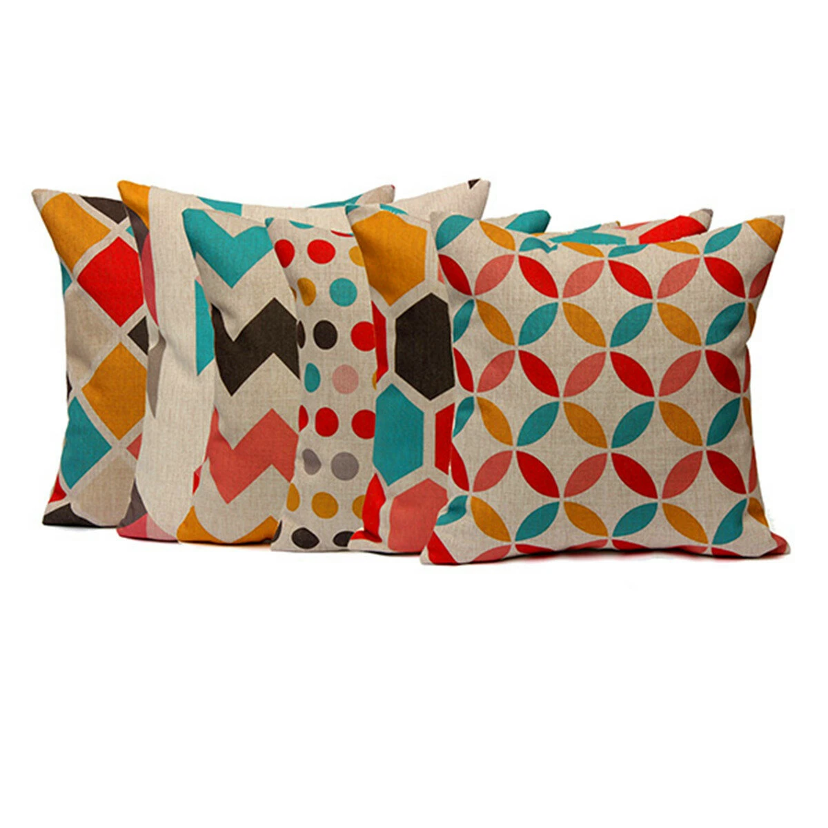 Geometric Abstract Printed Cushion Cover Sofa Bed Pillow Case Pillow Cover