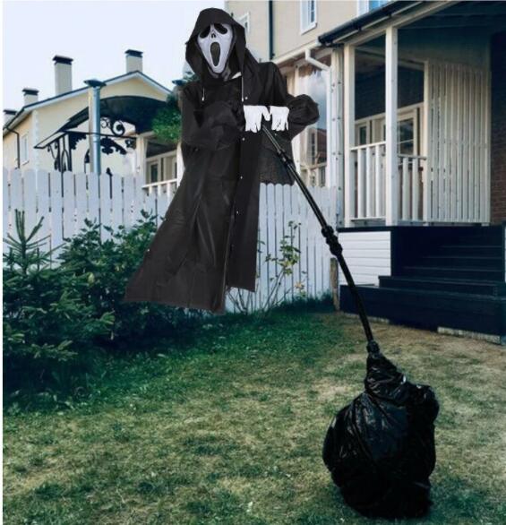 Scarecrow Screaming Ghost Halloween Scary Hanging Ghostface Scarecrow Grim Reaper Nightmare Witch