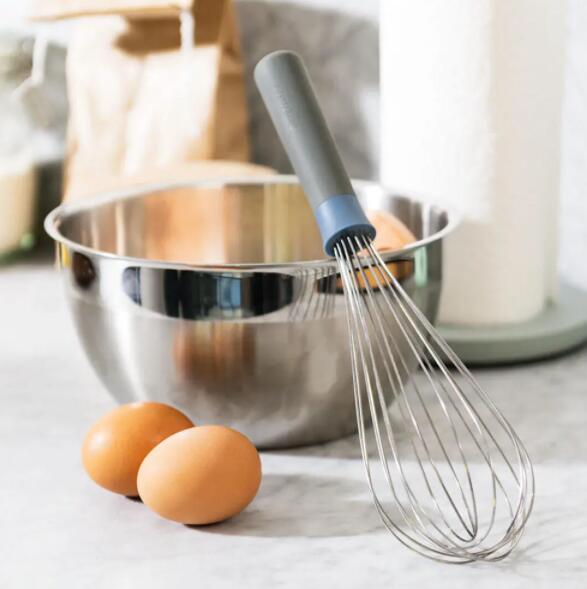 BergHoff Egg Beater Silicone Handle Stainless Steel Whisk Egg & Milk Beater