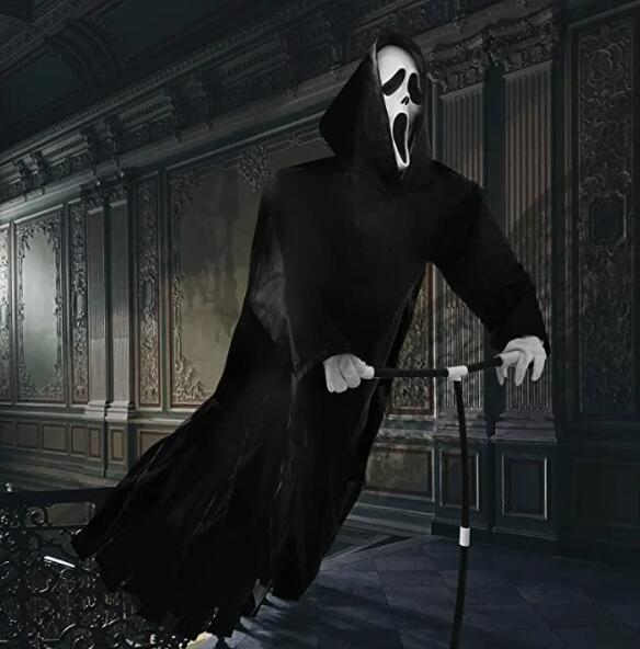 Scarecrow Screaming Ghost Halloween Scary Hanging Ghostface Scarecrow Grim Reaper Nightmare Witch