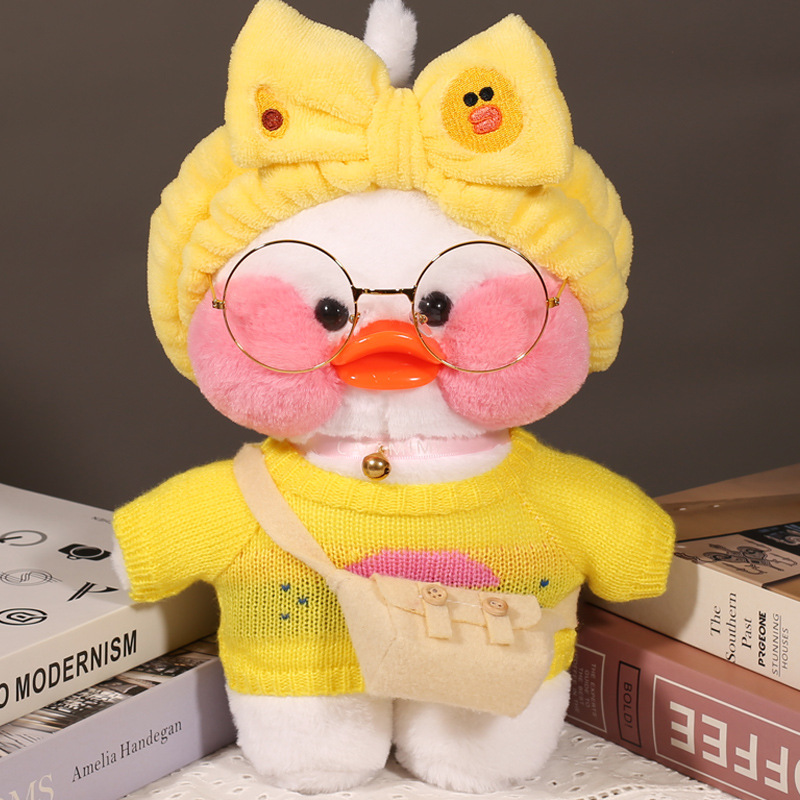 Cafe Mimi Yellow Duck Plush Toy Cute Stuffed Doll Soft Animal Dolls Kids Kawaii Plush Toys Rag Dol