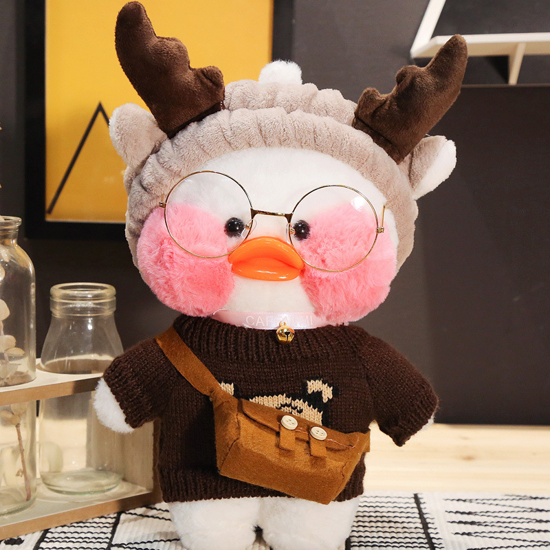 Cafe Mimi Yellow Duck Plush Toy Cute Stuffed Doll Soft Animal Dolls Kids Kawaii Plush Toys Rag Dol