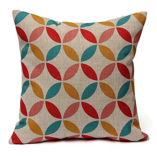 Geometric Abstract Printed Cushion Cover Sofa Bed Pillow Case Pillow Cover