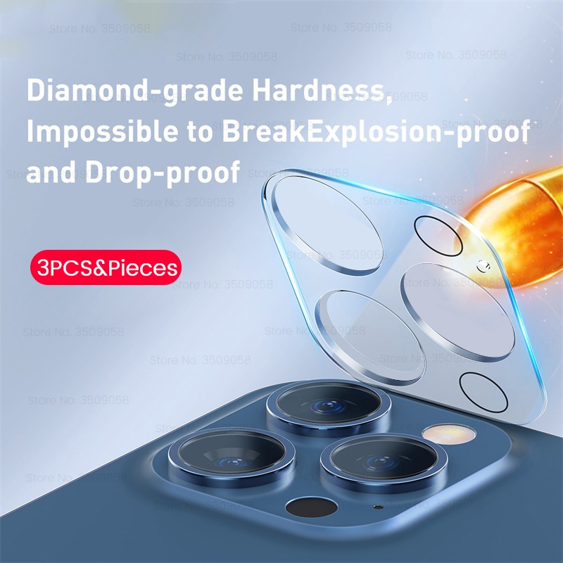 3PCS Rear Camera Lens Protectors Cover For Iphone12 Iphone 13 Pro Max