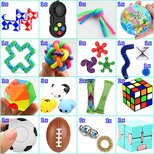 Christmas hand calendar countdown blind box decompression vent set DIY