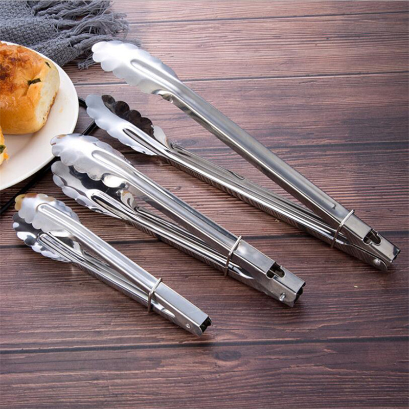 Food tong, bread grab tool set, stainless steel salad tong barbeque,cooking food tong Kitchen