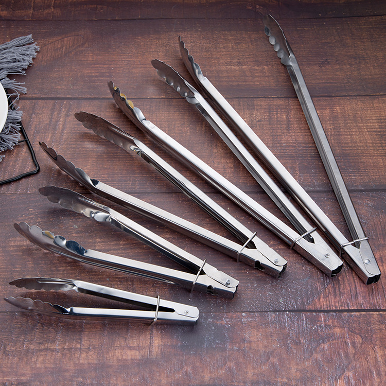 Food tong, bread grab tool set, stainless steel salad tong barbeque,cooking food tong Kitchen