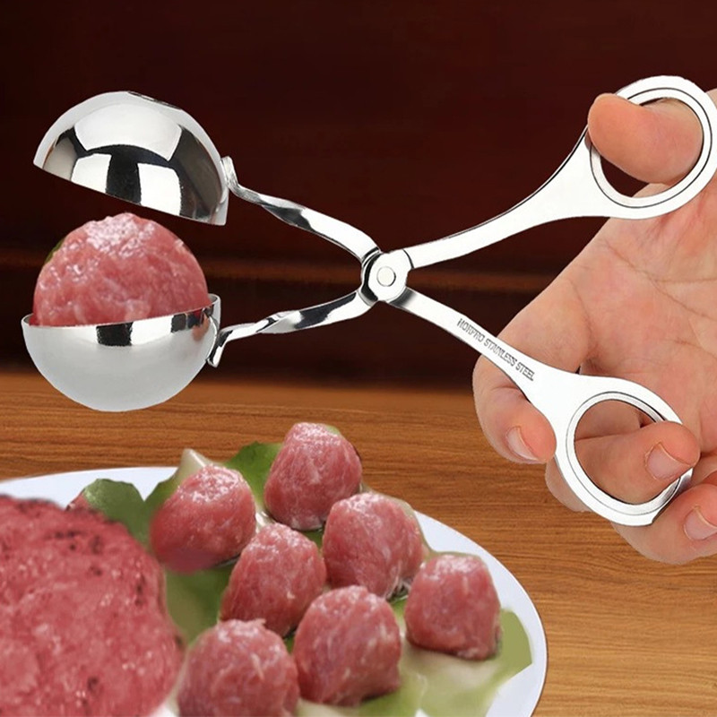 Stainless steel meatball maker clip fish meat ball rice ball maker mold tool kitchen accessories
