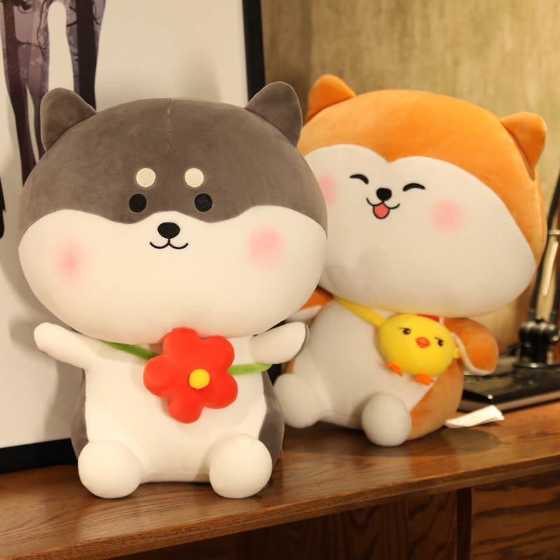 Kids Toys Plush Animal Husky Doll Shiba Inu Doll Plush Toy Sleeping Pillow Doll Girl Gift Plush