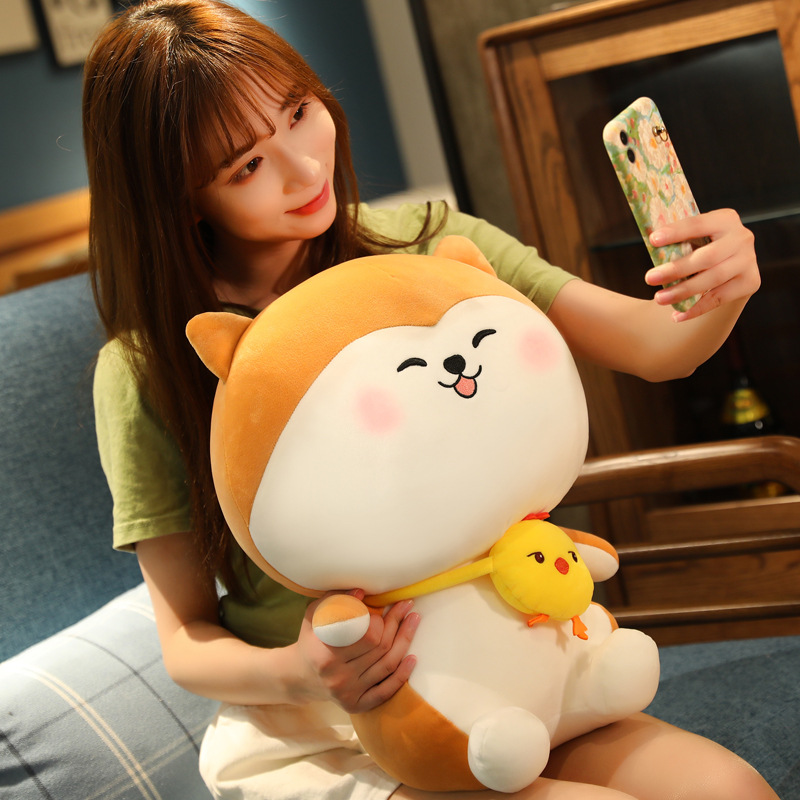 Kids Toys Plush Animal Husky Doll Shiba Inu Doll Plush Toy Sleeping Pillow Doll Girl Gift Plush