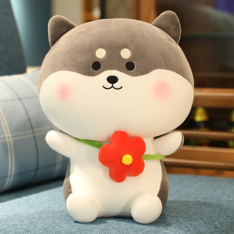 Kids Toys Plush Animal Husky Doll Shiba Inu Doll Plush Toy Sleeping Pillow Doll Girl Gift Plush