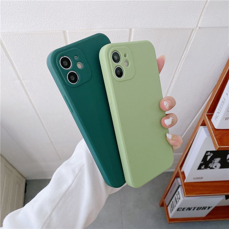 Ultra-thin shockproof silicone phone case for iPhone 12  13 Pro Max iPhone  6 6s 7 8 Plus soft case