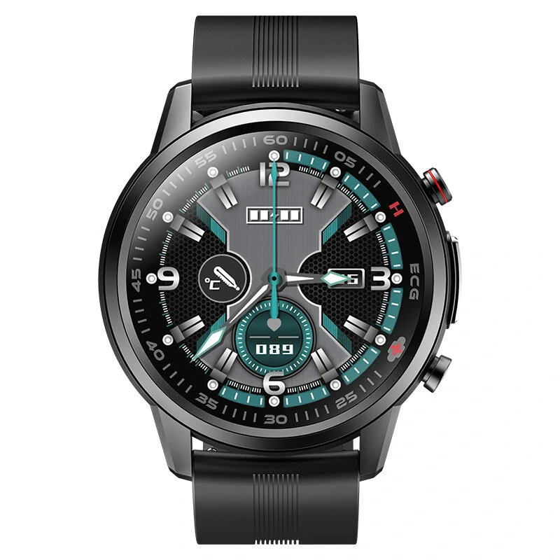Touchable Measurement Temperature Heart Rate Blood Pressure Oxygen Monitor IP67 BT5.0 Smart Watch