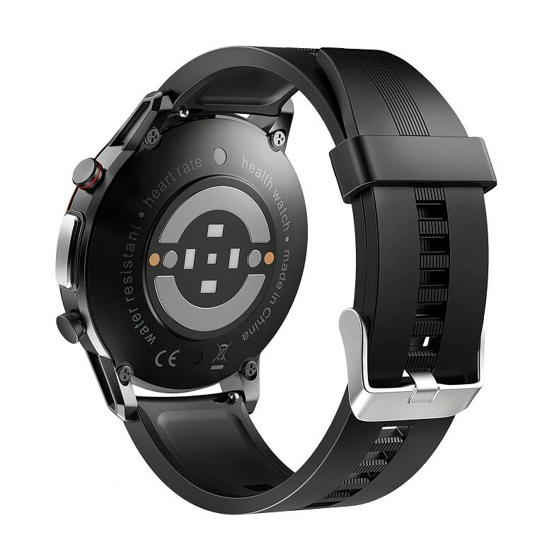 Touchable Measurement Temperature Heart Rate Blood Pressure Oxygen Monitor IP67 BT5.0 Smart Watch