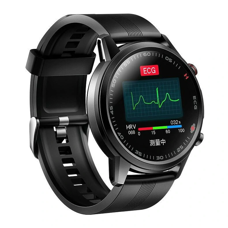 Touchable Measurement Temperature Heart Rate Blood Pressure Oxygen Monitor IP67 BT5.0 Smart Watch