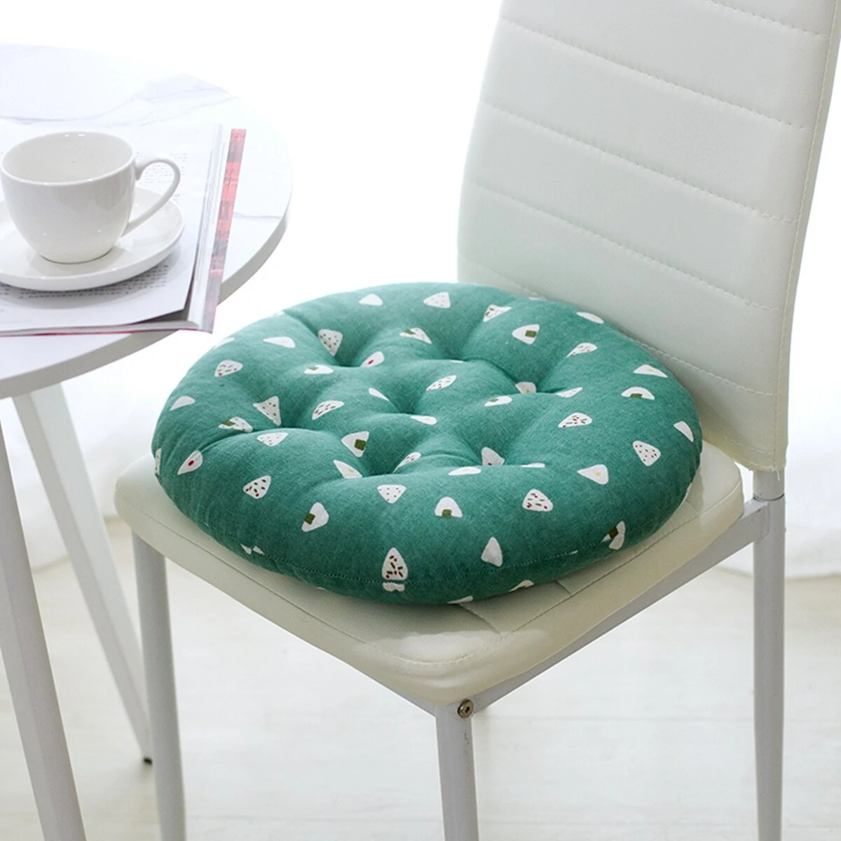 Round Chair Pad Thicker Cushion Office Car Seat Sofa Floor Chair Mat Comfortable