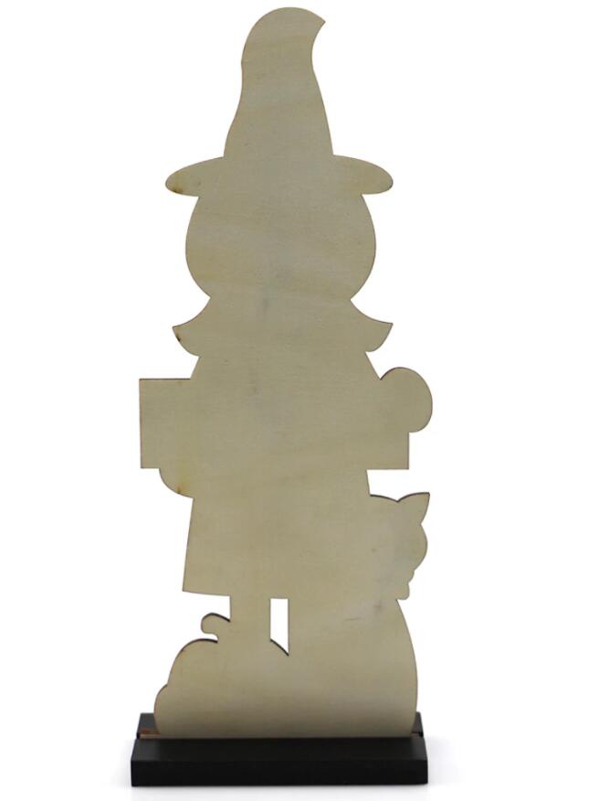 Halloween Wooden Pumpkin People Home Table Decoration Crafts