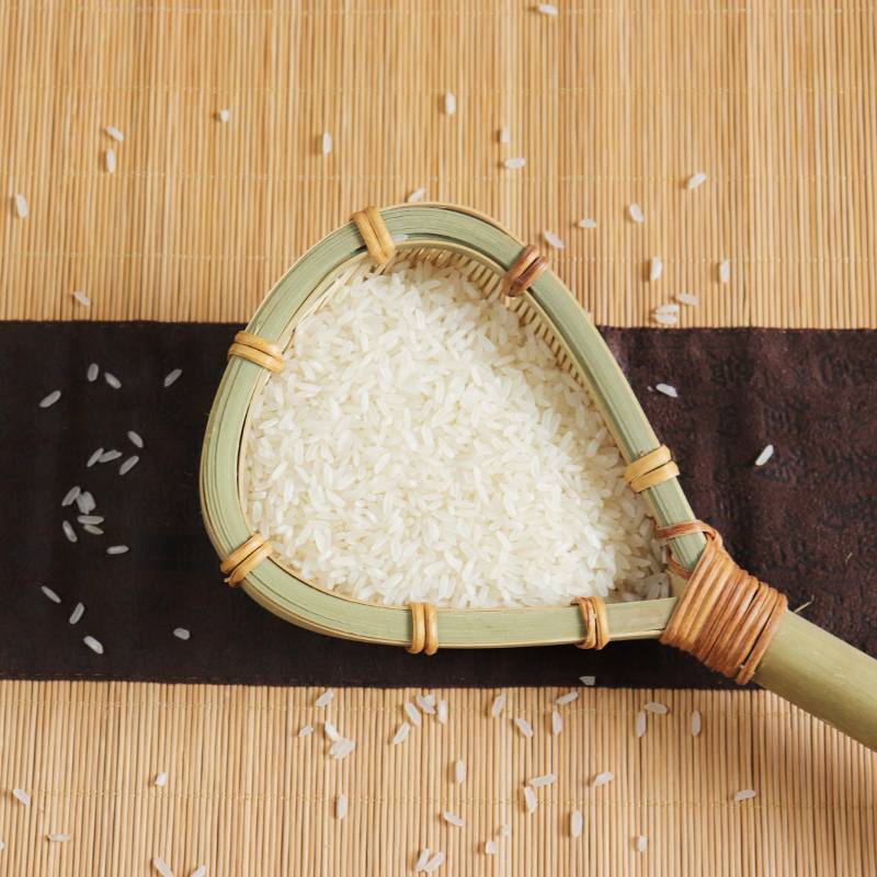 Pure Natural Green Bamboo Products Kitchen Supplies Handmade Braided Rice Colander Soup Spoon