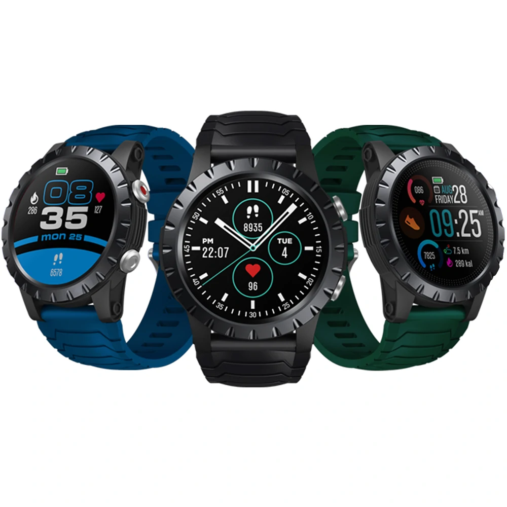 HR SpO2 VO2Max Monitor 120 Sports Modes 25 Days Standby 5ATM Waterproof Outdoor Smart Watch