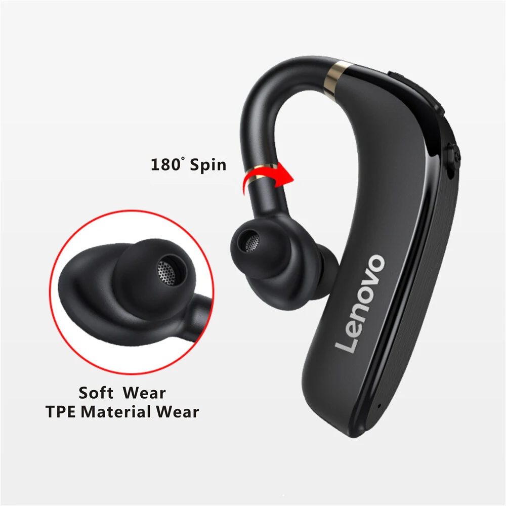 HX106 bluetooth 5.0 Headset HiFi Sound Noise Reduction HD Call Sports Earhook Earbuds with Mic