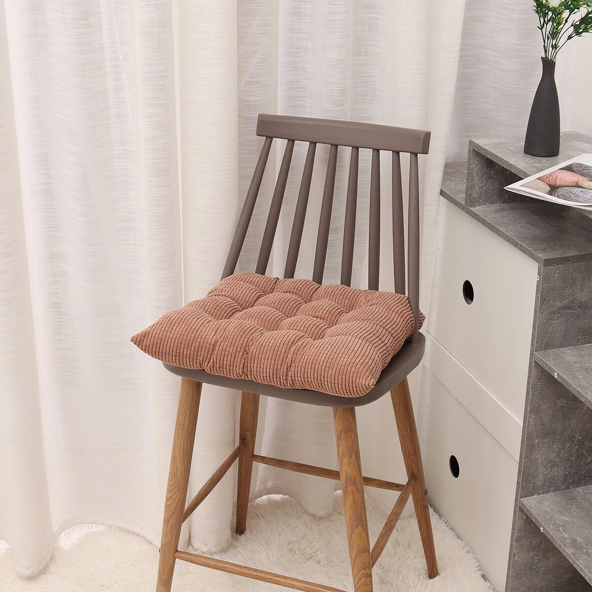 Seat Cushion Square  Dining Chair Mat Buttocks Pillow Chair Car Sofa Soft Seat Pad Home Office