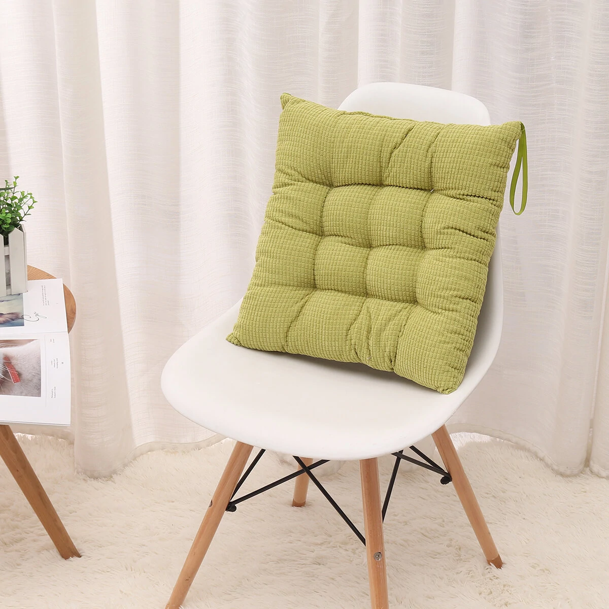Seat Cushion Square  Dining Chair Mat Buttocks Pillow Chair Car Sofa Soft Seat Pad Home Office