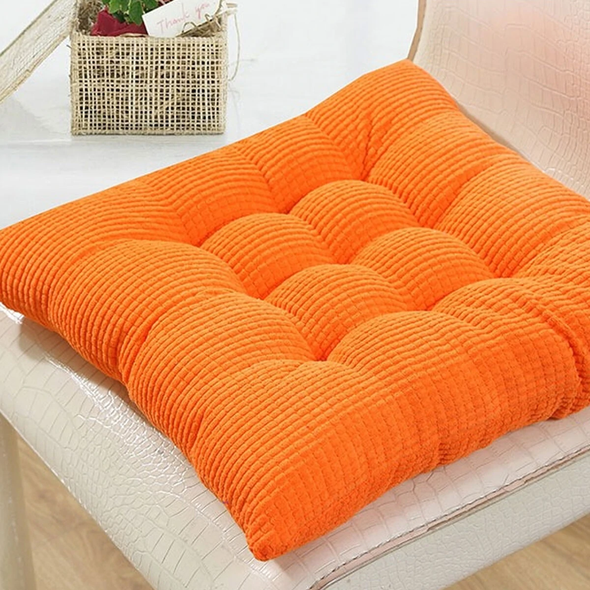 Seat Cushion Square  Dining Chair Mat Buttocks Pillow Chair Car Sofa Soft Seat Pad Home Office