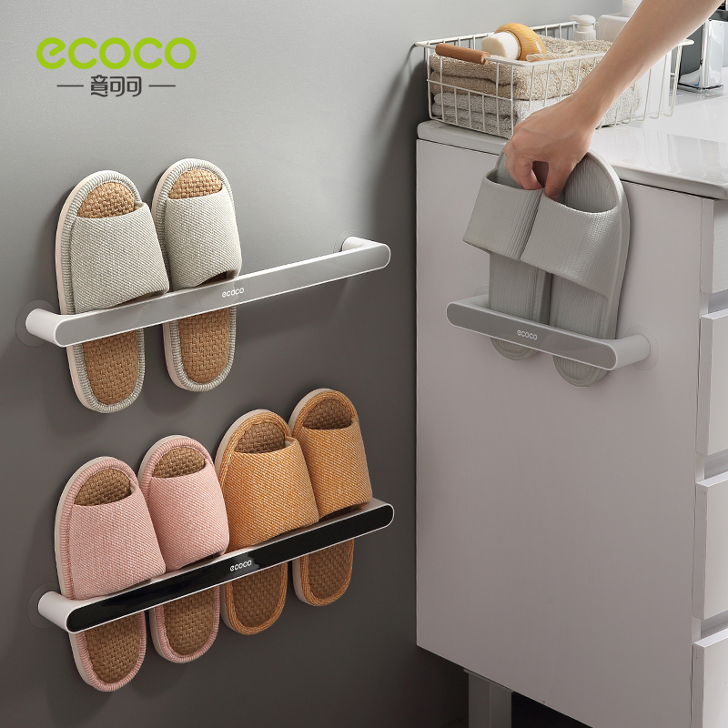 Ecoco wall slippers, shoe rack for organizing bathrooms and other environments, bathroom accessories