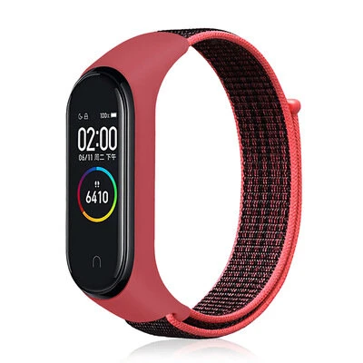 Nylon Loopback Integrated Design Watch Band Strap for Xiaomi Mi Band 4&3 Non-original