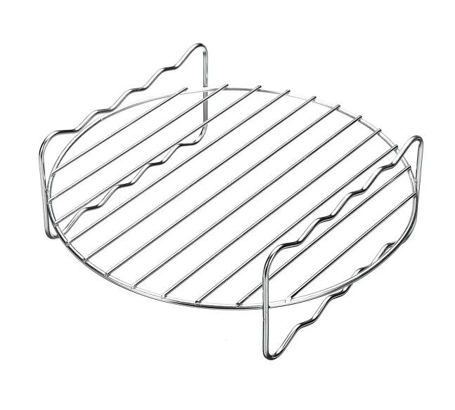 7PCS Air Fryer Accessories Set Chips Baking Basket Pizza Pan Home Kitchen Tool