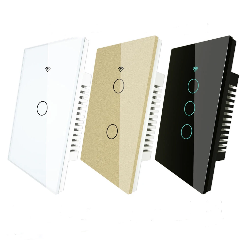 AC170-250V RF433 WiFi Smart Wall Touch Switch