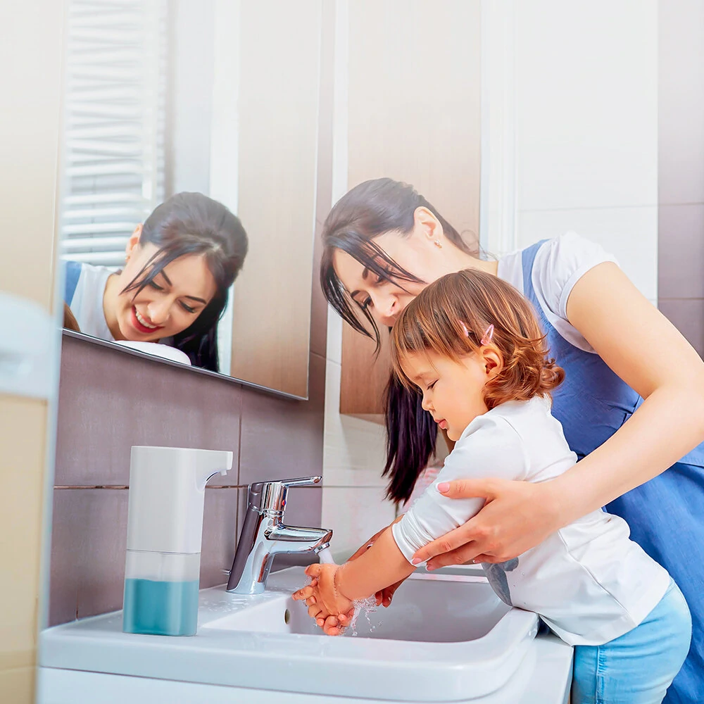 Automatic Soap Dispenser IR Sensor Foam Liquid Dispenser Waterproof Hand Washer Soap Dispenser Pump