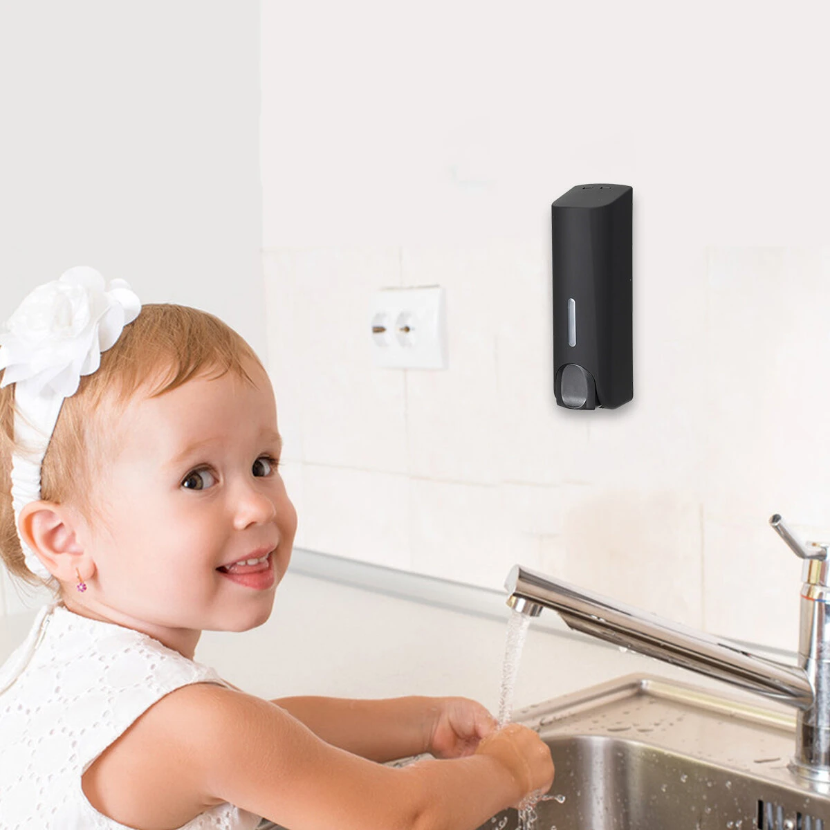 Soap Dispenser Wall mount Shower Bath Shampoo Dispenser Liquid Soap Container Bathroom Accessories
