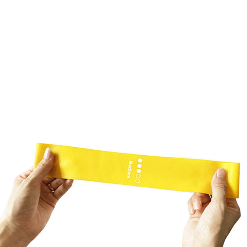 Set Elastic Resistance Band Rubber Loop for Yoga Pilates Stretching Home Fitness Training Equipment